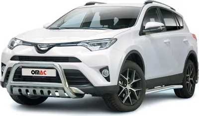Image de Pare-Buffle Avant Pour Toyota RAV4 2015-2018 Acier Argent