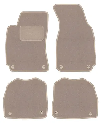 Immagine prodotto di Tappetini in moquette per Skoda Superb I 2001-2008 (berlina) – set 4 pezzi, beige, su misura – Wielganizator LUX