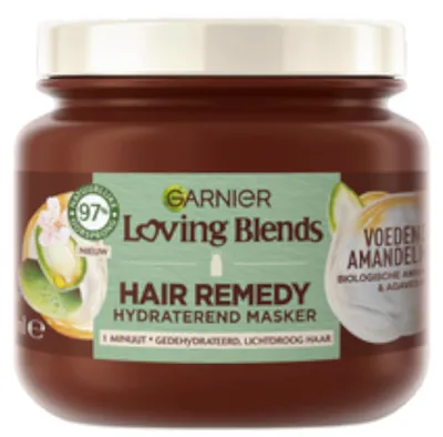 Produktbild von Garnier Loving Blends Masker 340ml Amandelmelk