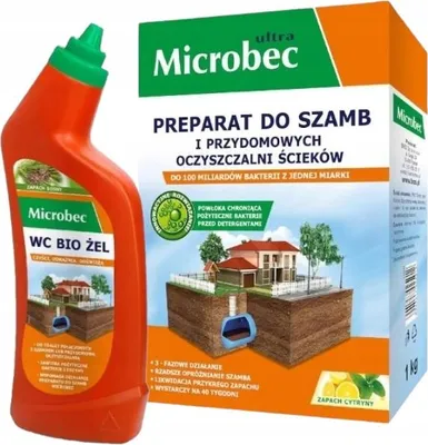 Produktbild von Vorbereitung für Klärgruben und Kläranlagen 1 kg + WC -Gel 500 ml