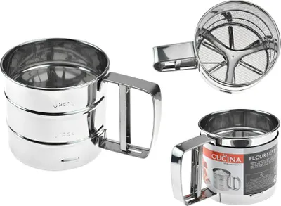 Immagine prodotto di CUCINA Eccellente Setaccio per farina in acciaio inox - 8718158198754