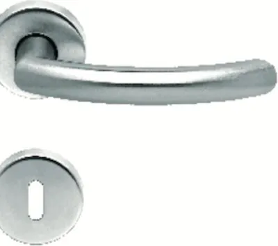 Produktbild von Lienbacher Rosettengarnitur Cuba Edelstahl matt PZ 8 mm