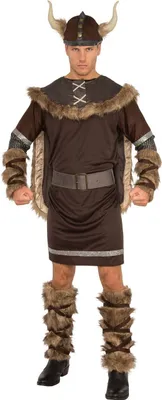 Produktbild von Unbranded - "Barbarian Warrior" Kostüm - Herren BN5981 (Standardgröße) (Braun/Beige)