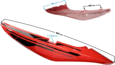 Produktbild von Gehäuse hinten rechts rot Sprint 2