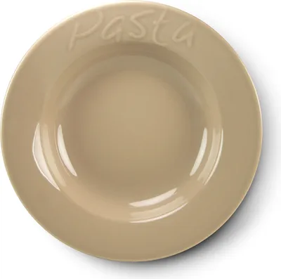 Produktbild von Pastateller ROMANA 26 cm Beige - TRATTORIA - aus Porzellan / CreaTable