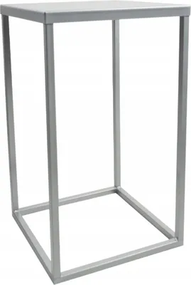 Produktbild von Moderner Loft Blumenständer Silber Simple 061/K-12-1P-40S