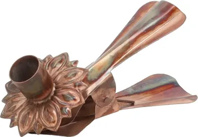 Zdjęcie produktu dla Hbx Natural Living Świecznik z klipsem Bonez Bronze 16x7cm