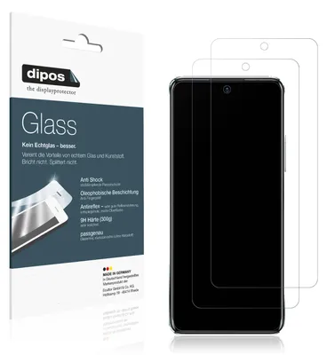 Produktbild von 2x Schutzfolie für Infinix Note 11 Pro matt - Anti-Shock 9H Folie dipos Glass Kunststoffglas