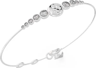 Imagen del producto de Pulseras Guess plateadas, colección para mujer