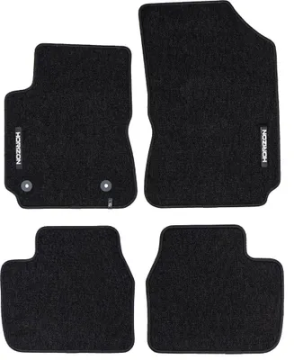 Image de Tapis de Sol de Voiture pour Citroen C4 Cactus 2014-2020 Velours Noir 4Pcs