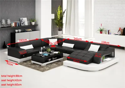 Produktbild von Sofa Wohnlandschaft U Form Ecksofa Couch Garnitur Polster Big xxl Sofas Couchen