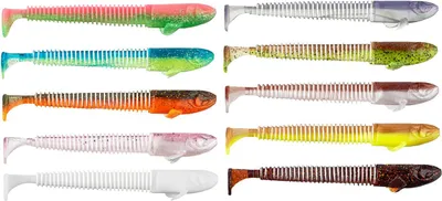 Produktbild von Bullseye Lamelli Slim - Gummifische, Länge / Packungsinhalt:12.5cm / 4 Stück, Bullseye Farben:Unicorn