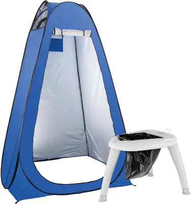 Produktbild von Campingtoilette Set 48 x 39 cm, abnehmbar, für Festivals