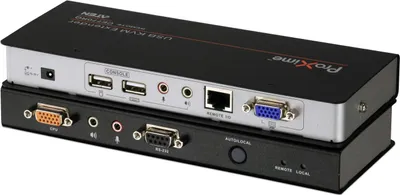 Produktbild von ATEN USB-VGA/Audio-Cat-5-KVM-Extender mit Entzerrung (1280 x 1024 bei 300 m), Sender und Empfänger, Kabelgebunden, 300 m, Cat5, 1920 x 1200 Pixel, 1920 x 1200, 1280 x 1024