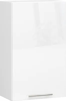 Image de Meuble haut de cuisine 50 cm VERMINA - blanc / blanc brillant