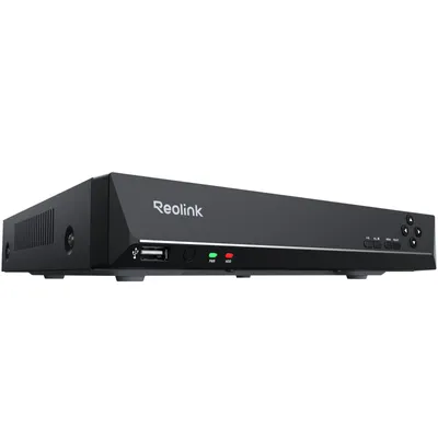 Produktbild von Reolink RLN8-410, 12-Kanal PoE NVR, 24/7-Aufzeichnung, Bis zu 16TB Speicherkapazität, Unterstützt bis zu 16MP, Lokal- & Fernzugriff, Keine Festplatte
