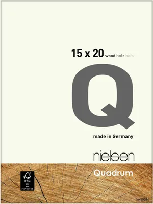 Obrázok produktu pre Drevený fotorámik Nielsen Quadrum 15 x 20 cm, biely matný