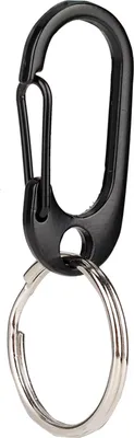 Produktbild von Outdoor - Legierung Schnellveröffentlichung Carabiner Schlüsselschnallen Keyring Kletterzubehör (schwarz)