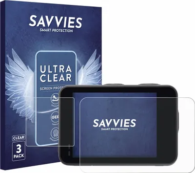 Produktbild von 6x Für Akaso Brave 7 Schutzfolie Savvies Displayschutz Display Schutz Folie Klar Transparent