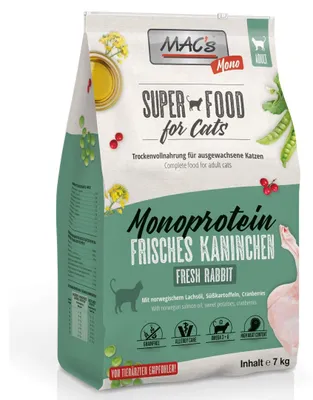Zdjęcie produktu dla MAC's 80540, Dorosły, Każda rasa, Królik, 7 kg, Nie zawiera ziarna