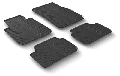 Produktbild von LAMPA Fußmatten Set Gummi für BMW 1 Schrägheck (F20) Vorne+Hinten