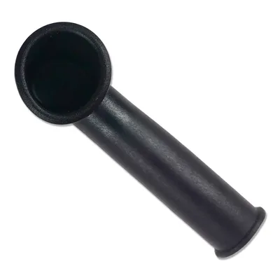 A black protective cap for ring terminals.