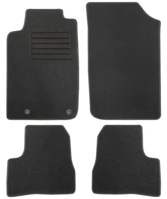 Produktbild von Fußmatten-Set für Peugeot 206 + SW, 10/1998-03/2009, 4-teilig, Schwarz