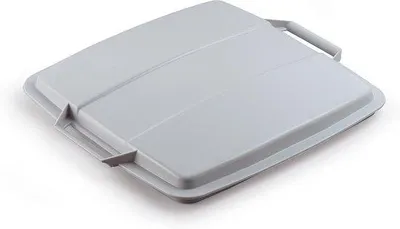 Productafbeelding van Deksel voor 90 Liter Afvalcontainer Grijs - Duurzame Deksel voor Afvalscheiding