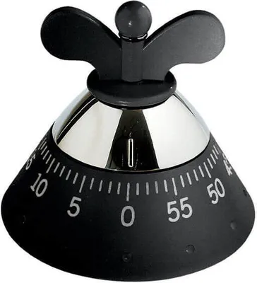 Produktbild von Alessi Küchentimer schwarz A09 B