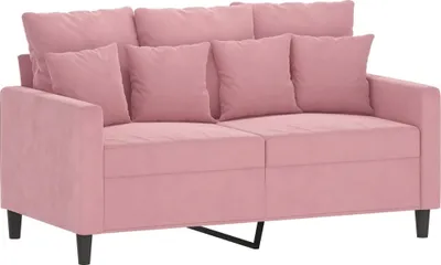 Produktbild von 2-Sitzer-Sofa Rosa 120 cm Samt