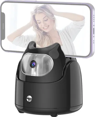 Produktbild von AI Auto Face Tracking Gimbal Desktop Selfie Stabilisator fuer Telefon Roboter Kameramann 360 ¡ã Rotation Keine APP Erforderlich fuer Vlog Live-Streaming Video Aufnahme