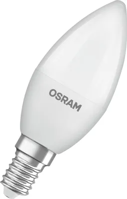 Zdjęcie produktu dla OSRAM LED BASE CLASSIC B w kształcie litery B, żarówka LED, matowa, 4,9 W, 470 lm, 6500 K, CRI 80