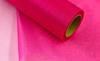 Produktbild von Organzaband 16cm SNOW, 9 Meter, Farbauswahl:fuchsia / pink 187