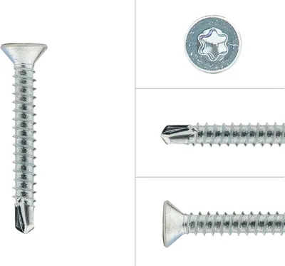 Immagine prodotto di Viti autoperforanti con punta Torx 4,2 x 32 mm, zincate - 250 pezzi