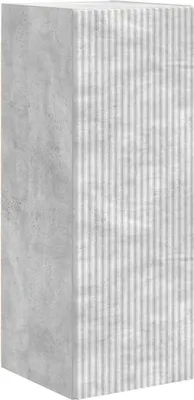 Zdjęcie produktu dla vidaXL Szafka ścienna pod TV betonowa 30 x 31 x 80 cm materiał drewnopochodny