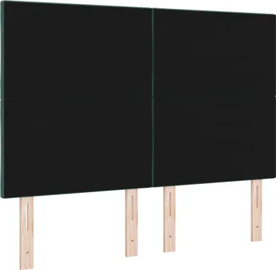 Produktbild von vidaXL Kopfteil Dunkelgrün 160 cm Samt