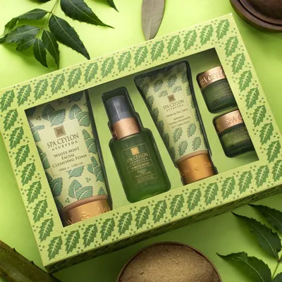 Obrázok produktu pre Pleťová kozmetická sada - na problematickú, aknóznu a mastnú pleť - Neem a čajovník - NEEM & TEA TREE