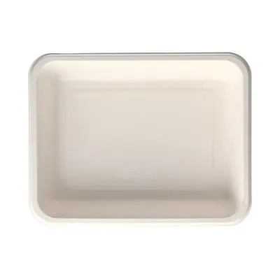 Produktbild von Papstar Siegelschalen, Zuckerrohr 17,5 x 22,5 cm weiß, 4 x 125 Stück