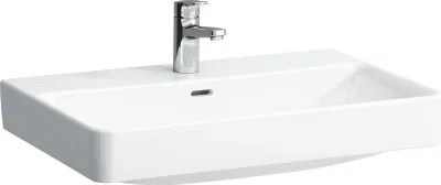Produktbild von Waschtisch LAUFEN PRO S 700 x 465 mm mit Überlauf, 1 Hahnloch-Ausführung weiß  LAUFEN