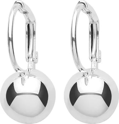 Productafbeelding van Oorbellen voor dames, zilver 925, 8 mm; TRS30208