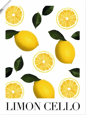 Zdjęcie produktu dla Plakat ARTland „Limon Cello” Rozmiar: 60 x 80 cm