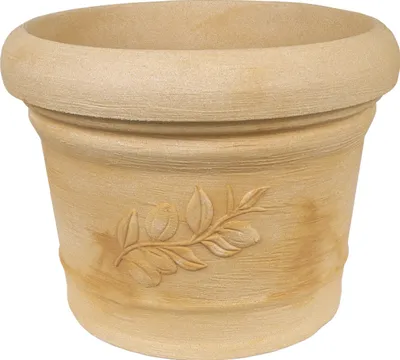 Produktbild von Livinja Kunststoff Pflanzkübel DANIELLE, d(oben)= 30 cm, H= 22,5 cm - terra