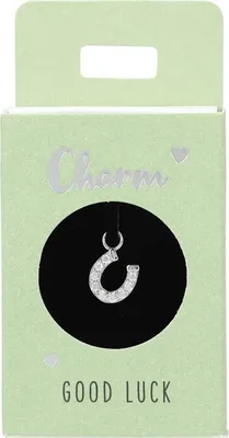 Produktbild von Versilberte o. Vergoldete Charms -Anhänger für Creolen-  Nr.57 - Hufeisen