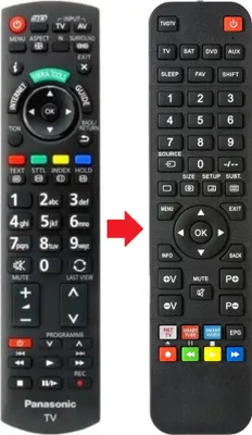 Produktbild von Fernbedienung passend für PANASONIC N2QAYB000753