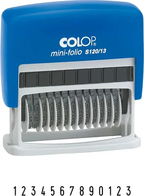 Immagine prodotto di Timbro numerico COLOP Mini Dater S120/13, 13 cifre