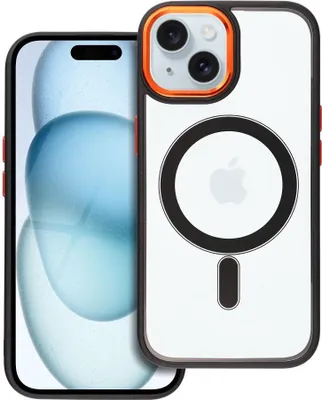 Produktbild von COLOR EDGE MAG COVER kompatibel mit MagSafe passend für IPHONE 15 schwarz