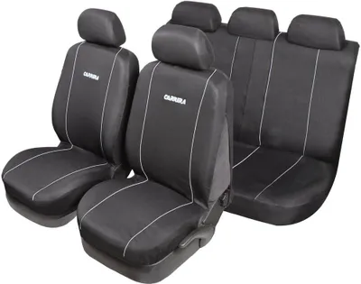 Imagen del producto de Funda Para Asiento De Coche, Juego De Fundas Universales, Gris, Para Asientos Delanteros Y Traseros