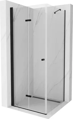 Immagine prodotto di Mexen Lima cabina doccia pieghevole 100 x 100 cm, trasparente, nera - 856-100-100-70-00