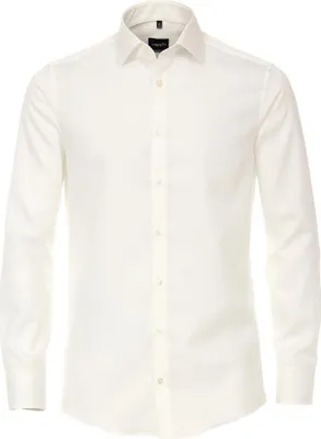 Produktbild von VENTI Herren Businesshemd Langarm Kent Modern-Fit Creme 37