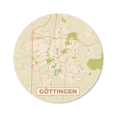 Produktbild von MuchoWow® Mauspad Mousepad Göttingen - Jahrgang - Karte - Stadtplan 20x20 cm - Mousepads - Maus Mat - Pad - Mausunterlage - Schreibtischmatte